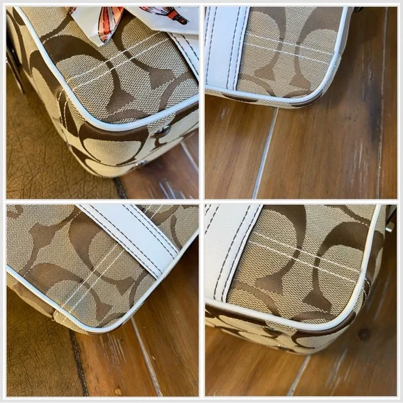 Coach Vintage Signature Gallery Tassel Tote Shoulder Bag - Picture 11 of 16